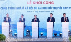 Thủ tướng dự lễ khởi công dự án nhà ở xã hội hơn 5.300 căn hộ tại Vĩnh Phúc