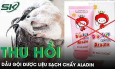 Thu hồi sản phẩm dầu gội dược liệu sạch chấy Aladin của Công ty Sao Thái Dương 