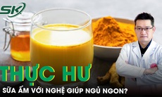 Thực hư sữa ấm với nghệ giúp ngủ ngon