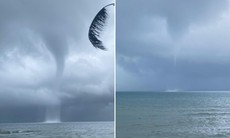 Vòi rồng khủng cao hàng trăm mét xuất hiện ở Phú Quốc