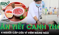 Ăn tiết canh thỏ 4 người cấp cứu vì viêm màng não