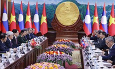Chủ tịch nước Lương Cường hội đàm với Tổng Bí thư, Chủ tịch nước Lào Thongloun Sisoulith