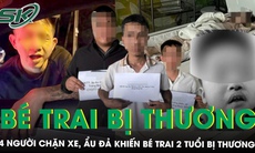 Công an làm việc với 4 người ‘xăm trổ’ chặn xe, ẩu đả khiến bé trai 2 tuổi bị thương