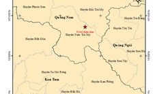 Quảng Nam hứng 3 trận động đất liên tiếp