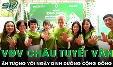 VĐV Châu Tuyết Vân ấn tượng với Ngày Dinh dưỡng cộng đồng Việt Nam lần 4