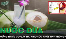 Uống nhiều nước dừa giải khát mùa nắng nóng có gây hại cho sức khỏe hay không?
