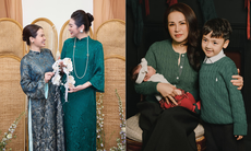 Mẹ ruột Á hậu Tú Anh: Tuổi U60 vẫn xinh đẹp, sang chảnh, hạnh phúc vì được con gái chiều chuộng