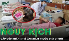 Ăn nhầm thuốc diệt chuột, 4 trẻ nguy kịch phải cấp cứu khẩn
