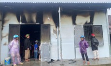 Sét đánh cháy nhà người phụ nữ nghèo trong đêm