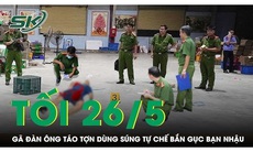 Tối 26/5: Gã đàn ông táo tợn rút súng tự chế bắn gục bạn nhậu rồi tẩu thoát
