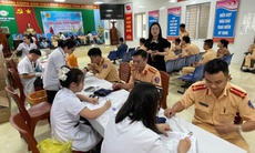 Hiến máu cứu người – nghĩa cử cao đẹp của chiến sĩ CSGT