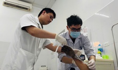 Thợ điện thoát chết sau tai nạn điện giật cháy đen bàn tay