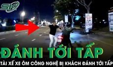 Phẫn nộ clip tài xế xe ôm công nghệ bị hành khách dùng mũ bảo hiểm đánh tới tấp tại Đà Nẵng