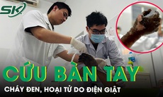 Cứu chữa kịp thời bàn tay cháy đen, hoại tử do điện giật