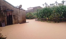 Hàng trăm ngôi nhà bị ngập do mưa cực lớn ở miền Trung