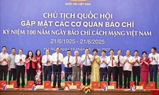 Chủ tịch Quốc hội: Báo chí đưa hơi thở cuộc sống, tâm nguyện của cử tri đến với nghị trường