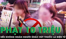 Bộ Y tế đề xuất phạt 10 triệu đồng nếu không ngăn người khác hút thuốc lá điện tử