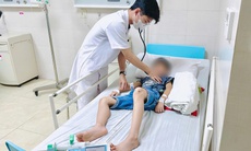Bé trai 9 tuổi vỡ lách độ III, chảy máu trong ổ bụng được cứu sống