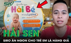 Siro ăn ngon của 'Gia đình Hải Sen' là hàng giả
