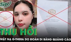 Thu hồi mặt nạ dưỡng da G-Thera do Đoàn Di Băng quảng cáo 