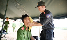 Quân y đồng hành cùng chiến sĩ luyện tập diễu binh, diễu hành dịp 2/9