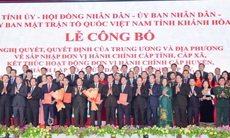 Lãnh đạo chủ chốt tỉnh Khánh Hòa sau sáp nhập