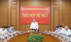 Tổng Bí thư chủ trì Phiên họp thứ nhất Ban Chỉ đạo Trung ương về hoàn thiện thể chế, pháp luật