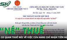 Cơ quan Thuế: Treo biển 'chỉ nhận tiền mặt' không giúp né thuế