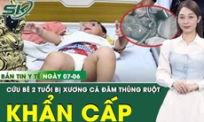 Bản tin Y tế 7/6: Phẫu thuật khẩn cứu bé 2 tuổi bị thủng ruột do xương cá dài 4 cm