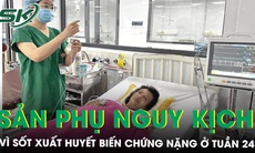 Mang thai tuần 24, sản phụ nguy kịch vì sốt xuất huyết biến chứng nặng 