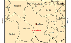 Lại động đất 3.1 độ ở Quảng Ngãi