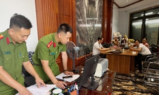 Khám xét nơi ở của giang hồ Ý 'ẻng' ở Thanh Hóa