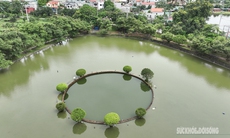 Ngắm giếng Ngọc trăm năm tuổi từ trên cao