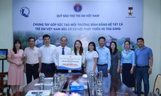 Tiếp nhận 400 triệu hỗ trợ phẫu thuật tim cho trẻ có hoàn cảnh đặc biệt, khó khăn