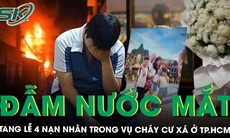 Vụ cháy cư xá khiến 8 người chết ở TPHCM: 4 quan tài cạnh nhau trong tang lễ và bức ảnh gia đình gây xót xa