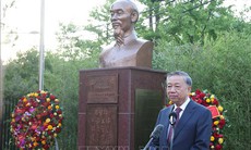 Tổng Bí thư Tô Lâm dự Lễ khánh thành tượng đài Chủ tịch Hồ Chí Minh tại Đại sứ quán Việt Nam ở Hàn Quốc