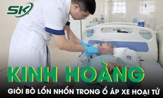 Kinh hoàng dòi bò lổn nhổn trong ổ áp xe hoại tử