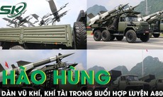 Dàn khí tài tối tân tỏa sáng trong buổi hợp luyện A80
