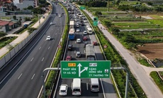 Từ ngày mai (15/8) cấm ô tô tải lưu thông ở làn 1 cao tốc Pháp Vân - Cầu Giẽ