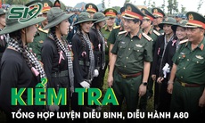 Đại tướng Phan Văn Giang kiểm tra tổng lực lượng diễu binh, diễu hành thực hiện nhiệm vụ A80