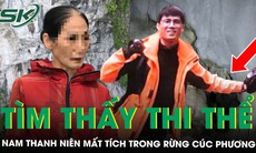Mẹ nam thanh niên bật khóc khi tìm thấy thi thể con trai sau 6 ngày mất tích ở rừng Cúc Phương