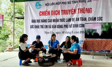 Nghệ An: Thay đổi nhận thức, nâng cao sức khỏe phụ nữ và trẻ em dân tộc thiểu số