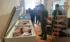 Phát hiện gần 0,5 tấn thịt lợn nghi nhiễm bệnh tại chợ Mèo Vạc