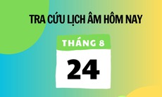 Lịch âm 24/8 - Âm lịch hôm nay 24/8 - Lịch vạn niên ngày 24/8/2025