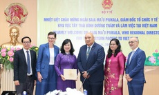 Tiếp tục thúc đẩy quan hệ hợp tác y tế giữa WHO khu vực Tây Thái Bình Dương và Bộ Y tế