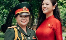 Mẹ ruột Thu Quỳnh bất ngờ lộ diện với vẻ ngoài không tuổi, từng là diễn viên đoàn kịch Tổng cục Chính trị