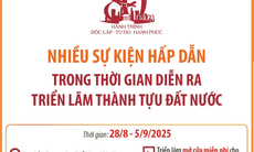 Nhiều sự kiện hấp dẫn trong thời gian diễn ra Triển lãm Thành tựu đất nước