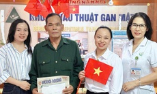 Niềm vui của cựu chiến binh bị u gan trước ngày Quốc khánh 2/9