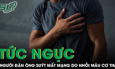 Sau hai giờ tức ngực, người đàn ông nhập viện do nhồi máu cơ tim cấp suýt mất mạng