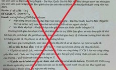 Cảnh báo hiện tượng mạo danh Đại học Quốc gia Hà Nội để lừa đảo 'trúng tuyển'